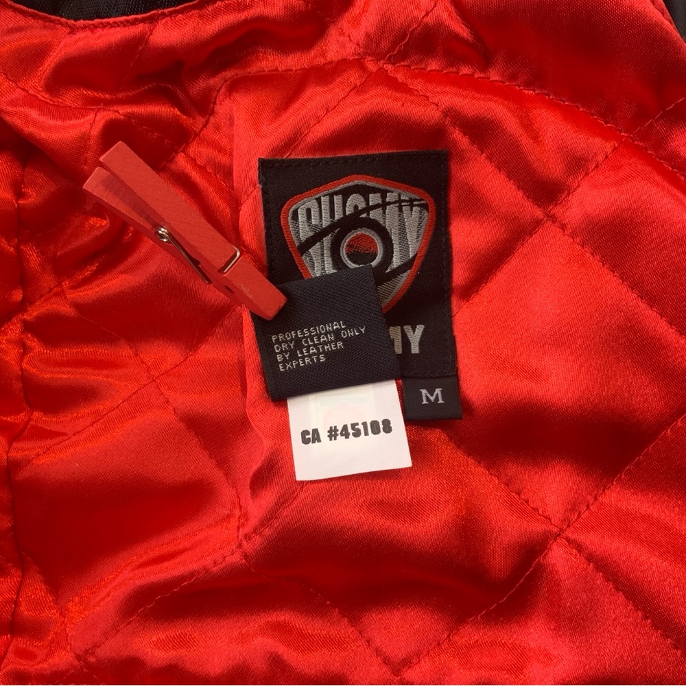 SUOMY Woman's Leather Motorcycle Jacket, Sz S, EUC - Picture 14 of 16